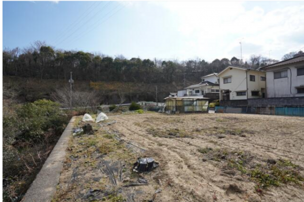 福山市久松台、土地の画像です