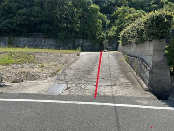 福山市水呑町、土地の画像です