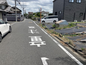 福山市山手町、土地の画像です