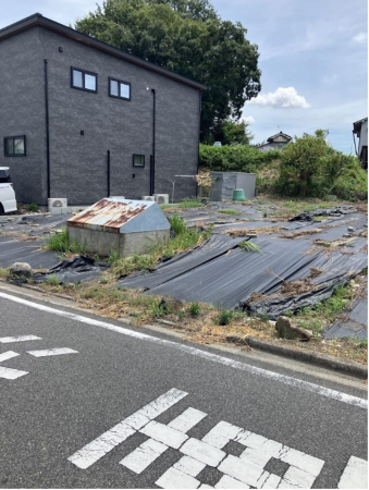 福山市山手町、土地の画像です