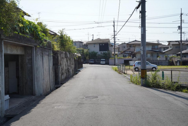 福山市東陽台、土地の画像です