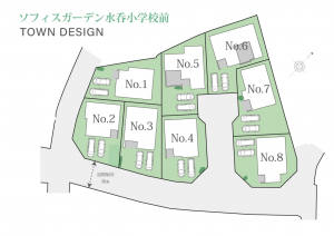 福山市水呑町、新築一戸建ての画像です