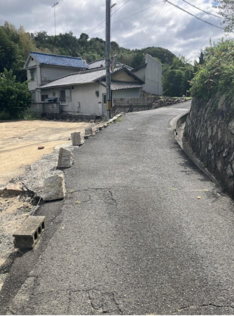 福山市佐波町、土地の画像です
