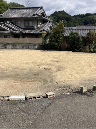 福山市佐波町、土地の画像です