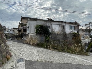 鹿児島市田上台、土地の画像です