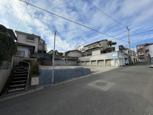 鹿児島市田上台、土地の画像です