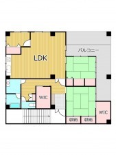 鹿児島市平之町、中古一戸建ての間取り画像です