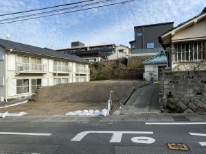 鹿児島市田上、土地の画像です