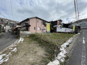 鹿児島市田上台、土地の画像です