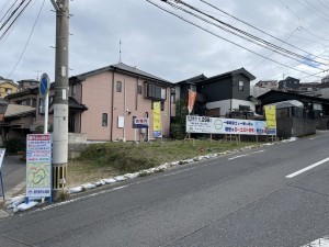 鹿児島市田上台、土地の画像です