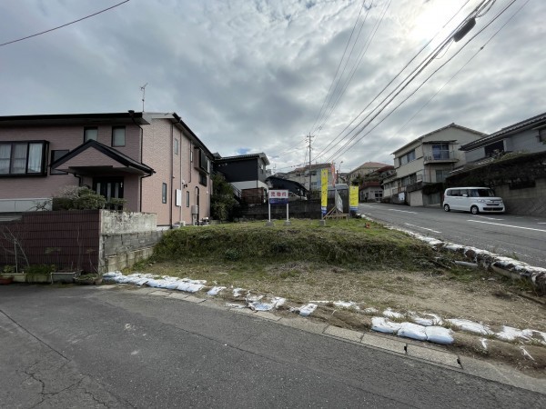 鹿児島市田上台、土地の画像です