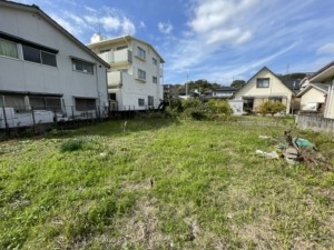 鹿児島市田上、土地の画像です