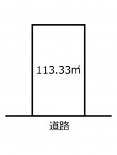 鹿児島市西千石町、土地の間取り画像です