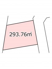 鹿児島市明和、土地の間取り画像です