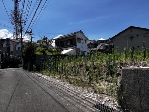 鹿児島市紫原、土地の画像です