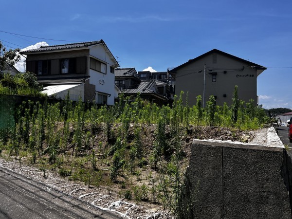 鹿児島市紫原、土地の画像です