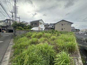 鹿児島市紫原、土地の画像です