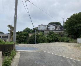 横須賀市三春町、土地の画像です