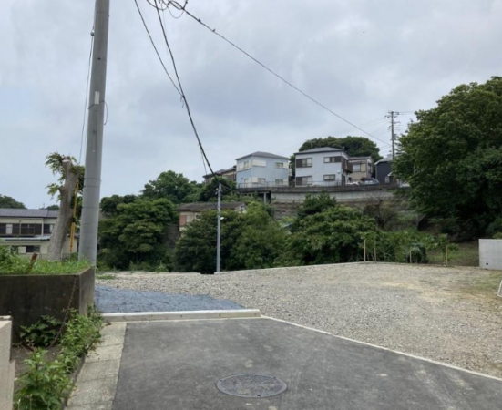 横須賀市三春町、土地の画像です