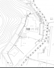 横須賀市三春町、土地の間取り画像です