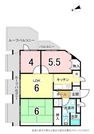 横須賀市浦賀、マンションの間取り画像です