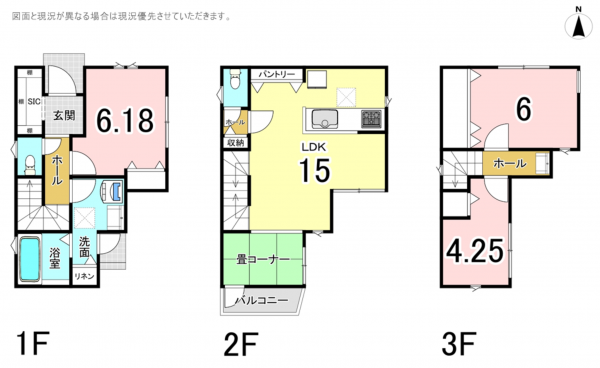 横須賀市根岸町、新築一戸建ての間取り画像です