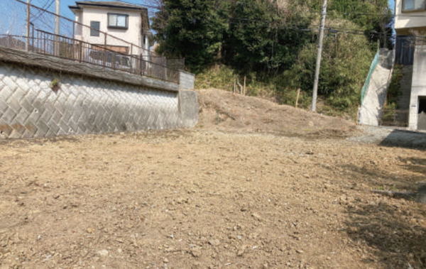 横須賀市阿部倉、土地の外観画像です