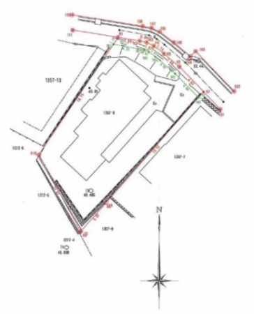 横須賀市阿部倉、土地の間取り画像です