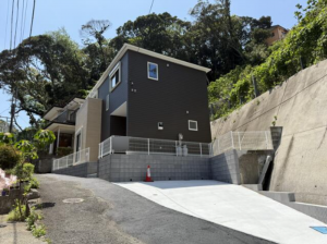 横須賀市西浦賀、新築一戸建ての外観画像です