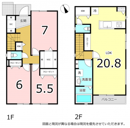 横須賀市武、新築一戸建ての間取り画像です