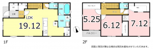 横須賀市大津町、新築一戸建ての間取り画像です