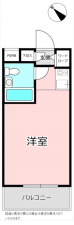 横須賀市長瀬、マンションの間取り画像です