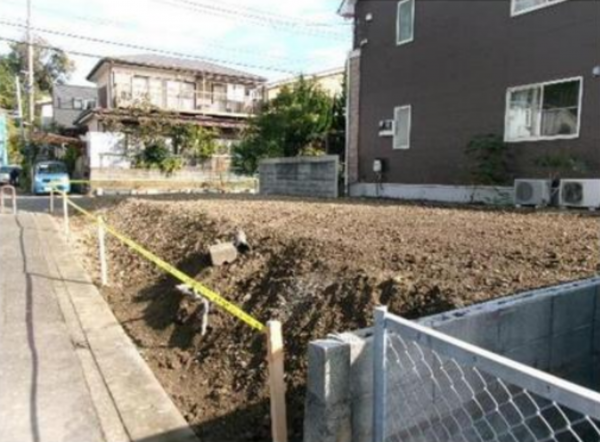 横須賀市池田町、土地の外観画像です