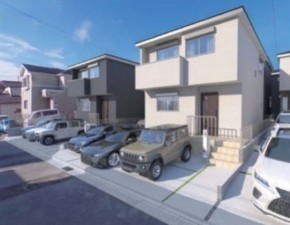 横須賀市武、新築一戸建ての外観画像です
