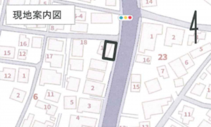 横須賀市小矢部、新築一戸建ての地図画像です