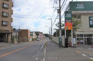 横須賀市野比、土地のスーパー画像です