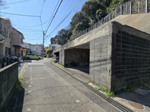 横須賀市森崎、土地の外観画像です