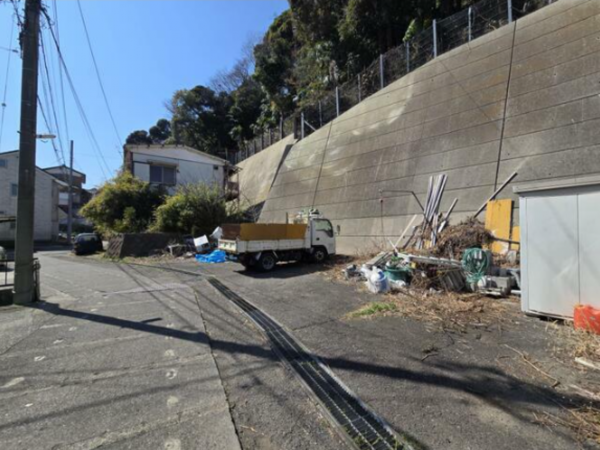 横須賀市森崎、土地の外観画像です