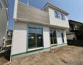 横須賀市長沢、新築一戸建ての外観画像です