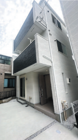 横須賀市久里浜、新築一戸建ての外観画像です