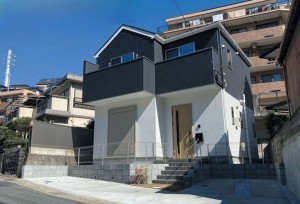 横須賀市浦賀、新築一戸建ての外観画像です
