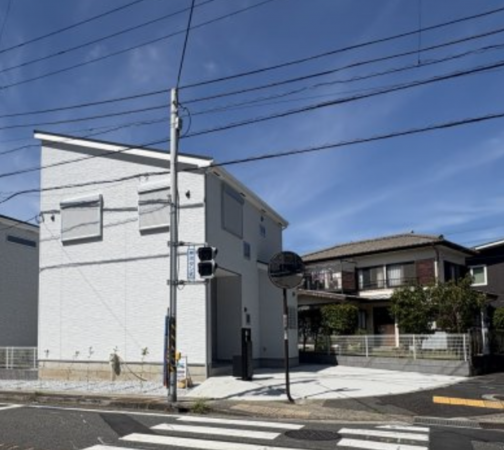 横須賀市鴨居、新築一戸建ての外観画像です