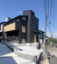 横須賀市馬堀町、新築一戸建ての外観画像です