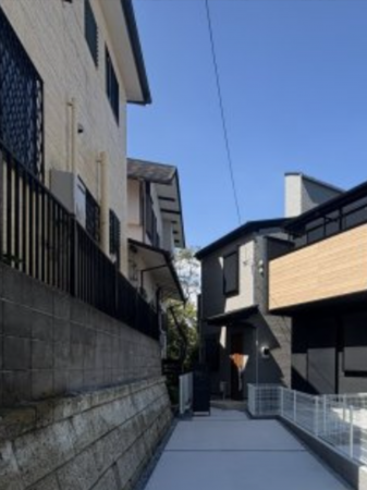 横須賀市馬堀町、新築一戸建ての外観画像です