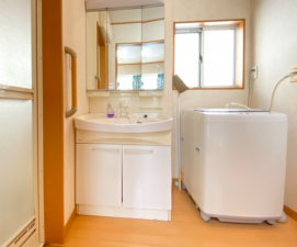 横須賀市東浦賀、中古一戸建ての洗面画像です