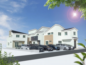 横須賀市野比、新築一戸建ての完成予想図(外観)画像です