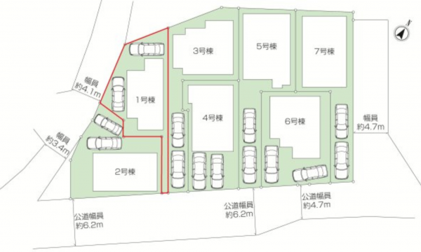 横須賀市舟倉、新築一戸建ての画像です