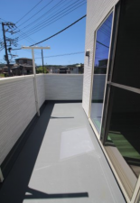 横須賀市舟倉、新築一戸建てのバルコニー画像です
