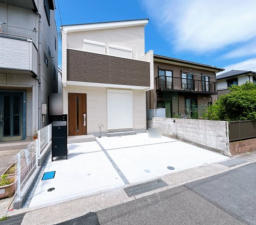 横須賀市浦上台、新築一戸建ての外観画像です