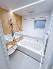 横須賀市浦上台、新築一戸建ての風呂画像です